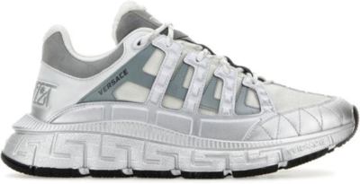 Versace Trigreca Sneaker White Silver DSU80941 A07042 2W270