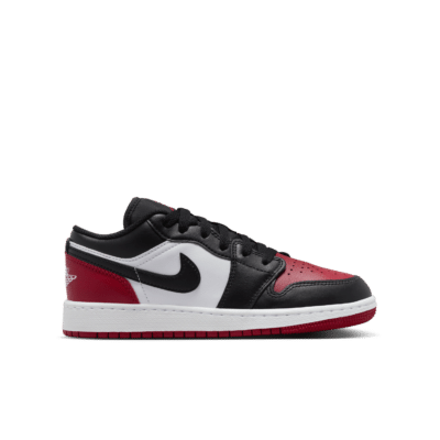 Nike Air Jordan 1 Low Bred Toe 2.0 (GS) 553560-161