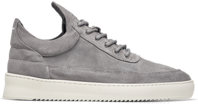 Filling Pieces Low Top Suede Organic Grey 10122791002