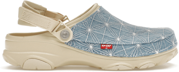 Crocs Classic All-Terrain Clog Levi’s Sashiko Light Wash 208917-2Y2