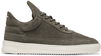 Filling Pieces Low Top Organic Suede Green Green 10122791325