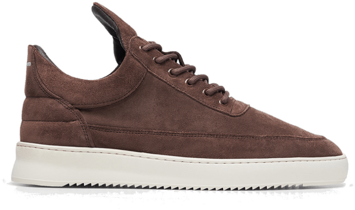Filling Pieces Low Top Organic Suede Brown Brown 10122791909