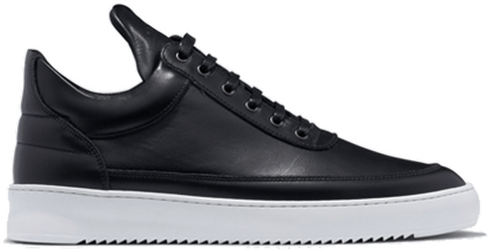 Low top ripple nappa black best sale