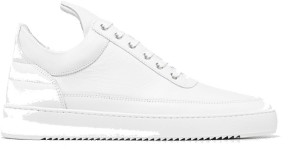 Filling Pieces Low Top Ripple Nappa All White White 25121721855