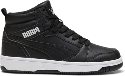 PUMA Rebound Wtr Youth Sneakers, Black/White Black,White 394685_01