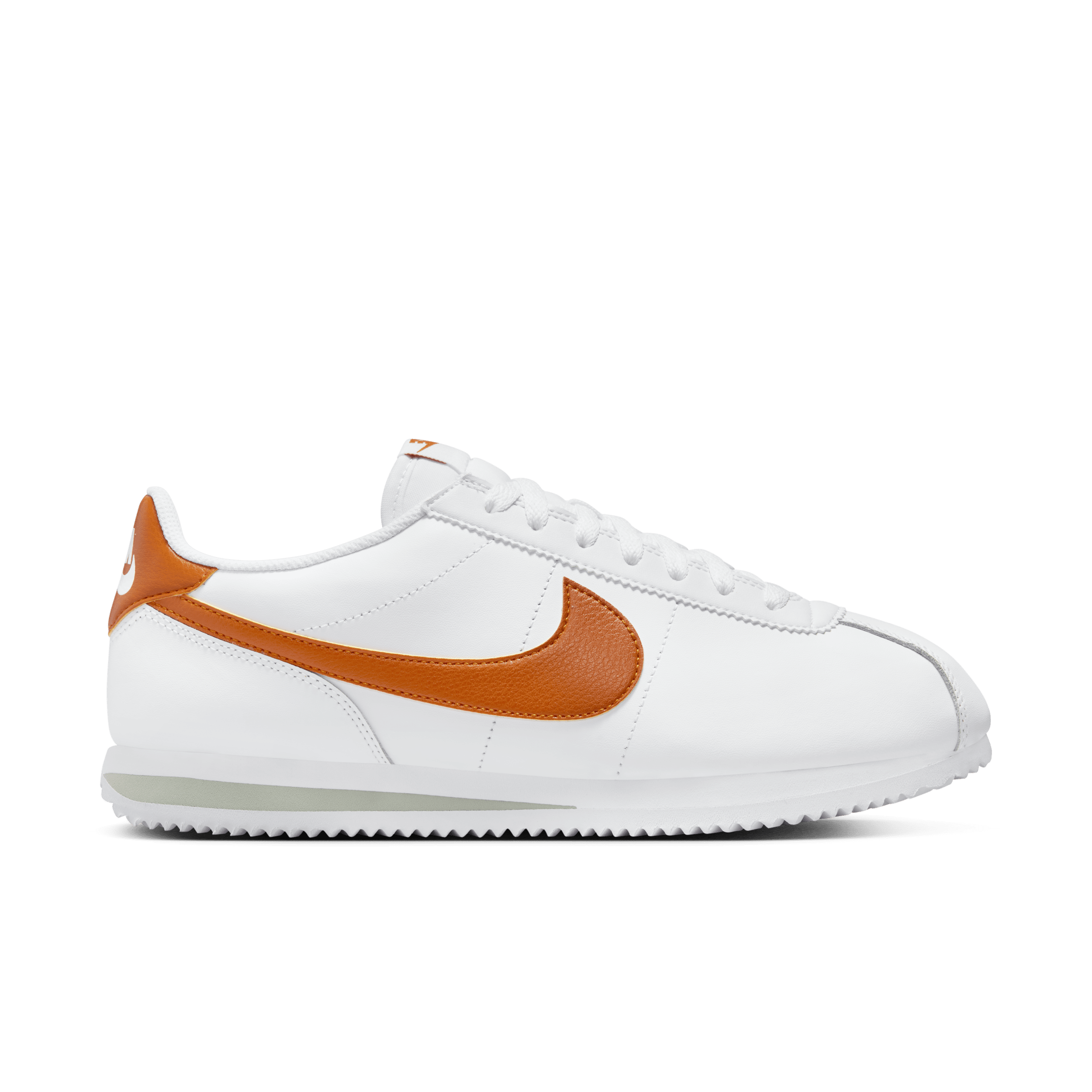 Nike Cortez White Campfire Orange