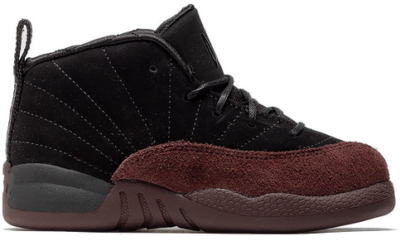 Jordan A Ma Maniére x JORDAN 12 RETRO SP (TD) ‘Black’  Sneakers|Basketball Black A-MA-MANIERE-X-12-RETRO-SP-TD-BLACK-FB2687-001