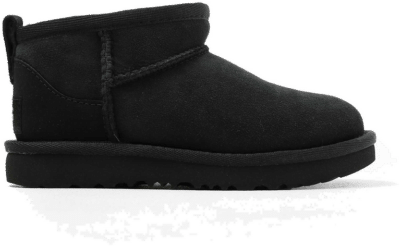 UGG T Classic Ultra Mini suu00e8de enkelboots zwart Jongens/Meisjes Suede Effen