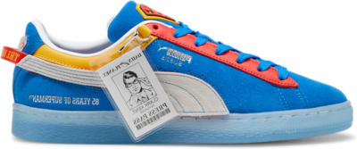 Women’s PUMA x Superman 85Th Anniversary Suede Sneakers, Racing Blue/Red/Yellow Sizzle 396210_01