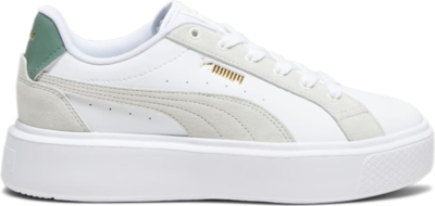 Women’s PUMA Osl Pro Mix Sneakers, White/Sedate Grey 392055_04
