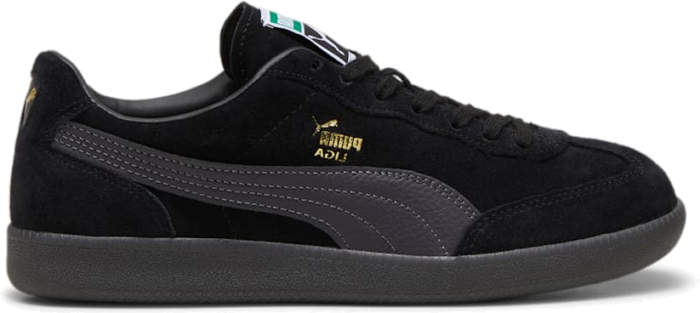 Women’s PUMA Liga Suede Sneakers, Black/Dark Coal/Gold 387745_09