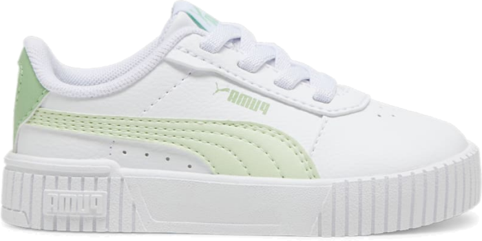 PUMA Carina 2.0 AC Sneakers Babies, White/Green Illusion/Pure Green 386187_15