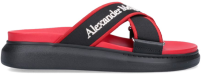 Alexander McQueen Oversized Hybrid Slide Red Black 627182W4N211233