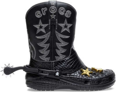 Crocs Classic Cowboy Boot Black 208695-001