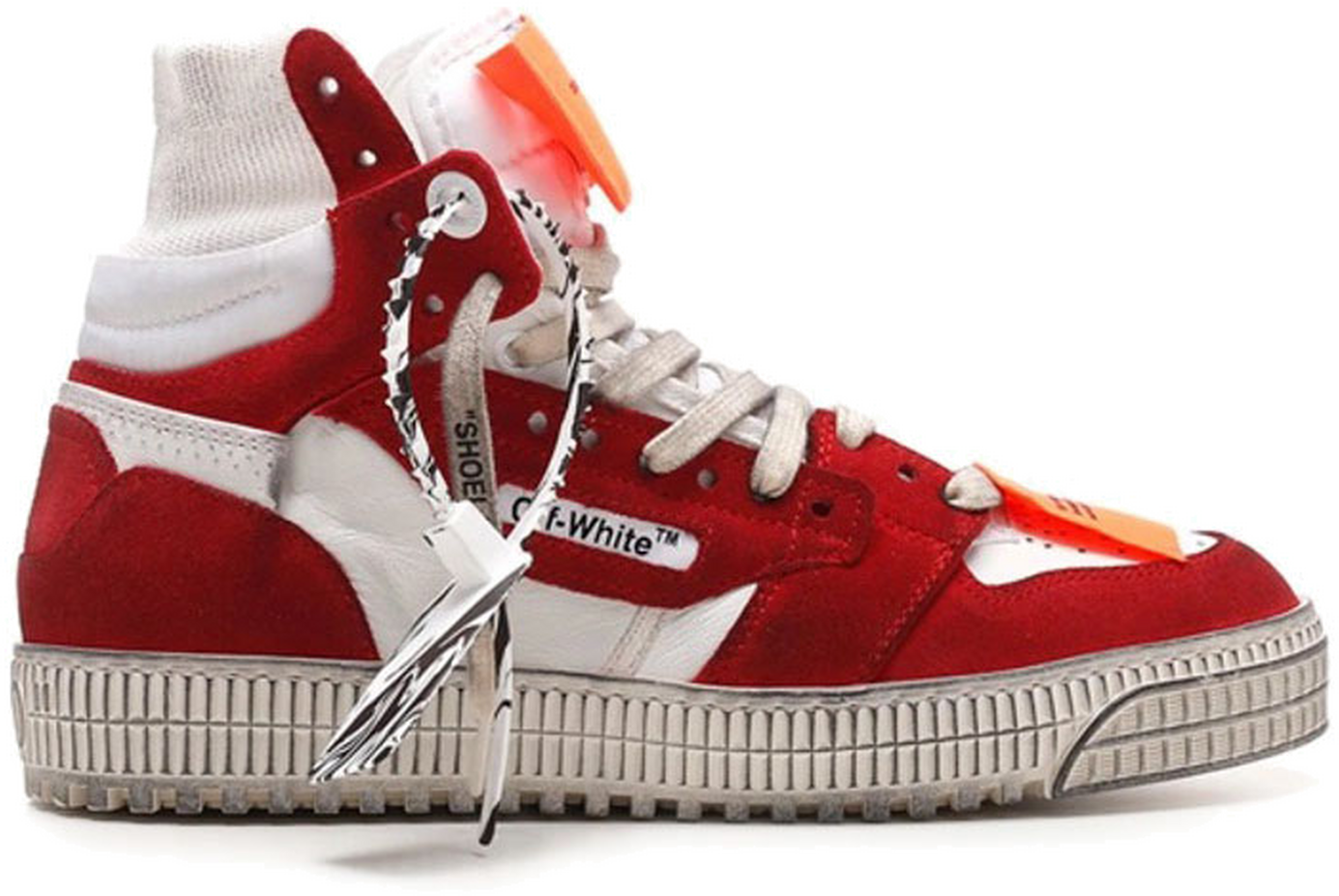 Off white sale sneakers red