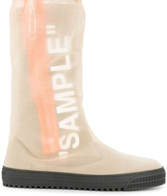 OFF-WHITE Sample Boot Cream FW18 OMIA100F187990158801