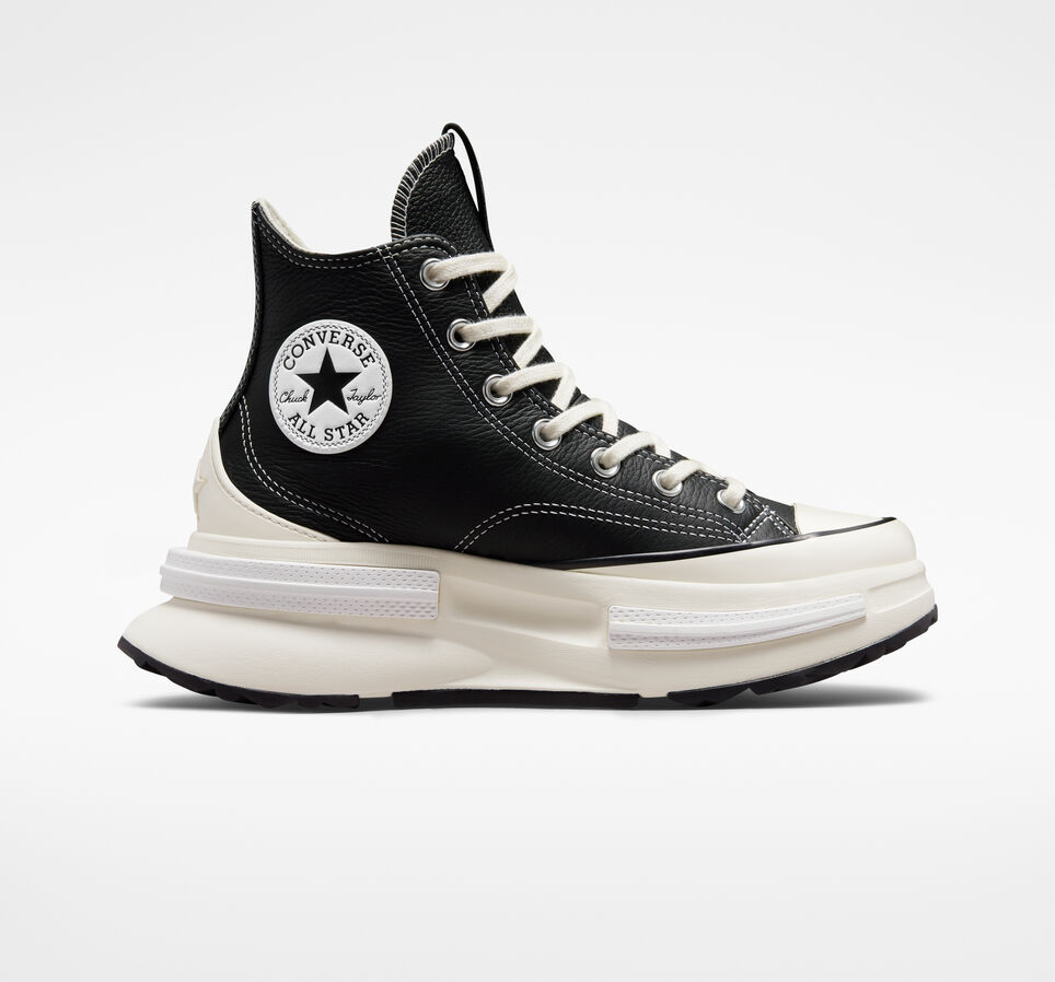 converse run star black