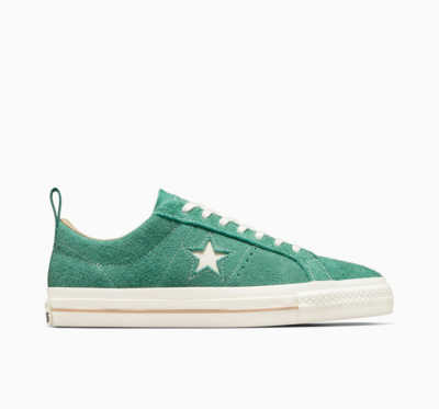 Converse One Star Pro Vintage Suede Green/ White A02947C