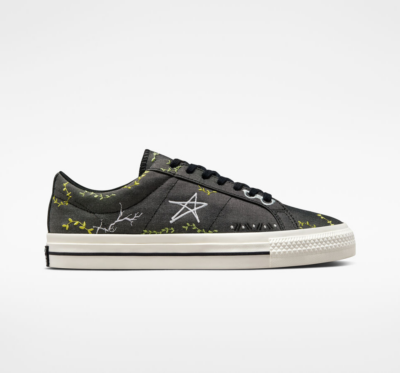 Converse CONS One Star Pro Embroidery Black/ White/ Blue A03666C