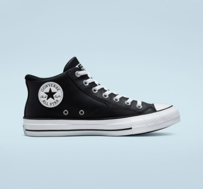 Converse Chuck Taylor All Star Malden Street Faux Leather Black/ White A01716C