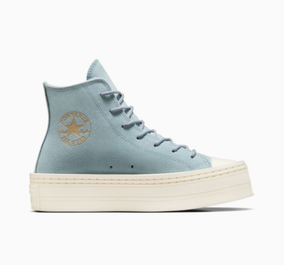 Converse Chuck Taylor All Star Modern Lift Platform Suede Blue A06816C