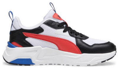 PUMA Trinity Lite Sneakers Youth, White/Active Red/Black White,Active Red,Black 391443_09