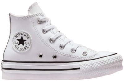 Converse Chuck Taylor All Star Lift Platform Leather White A01016C