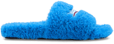 Balenciaga Furry Slide Blue (Women’s) 654261W2DO14296