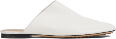 Bottega Veneta Dot Sock Leather Mules White (Women’s) 667185VBP409013