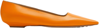 Bottega Veneta Leather Ballet Flat Orange (Women’s) 690008V1TR07593
