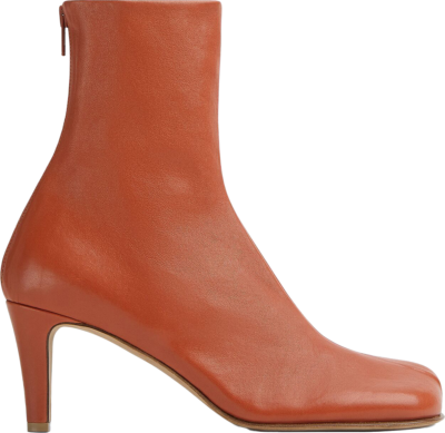 Bottega Veneta Leather Ankle Boot Brown (Women’s) 667208VBSO06561