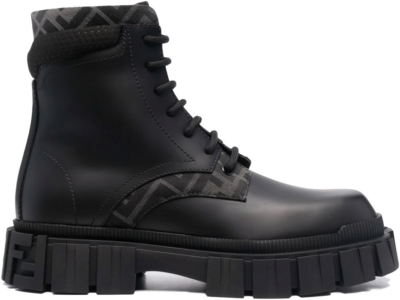 Fendi Force Leather Ankle Boot Black FEN221FBS00101BCK / 7U1458ADMKF1DV5