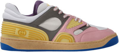 Gucci Basket Low-Top Sneaker Yellow Pink Blue (Women’s) 700291 2SH90 5870