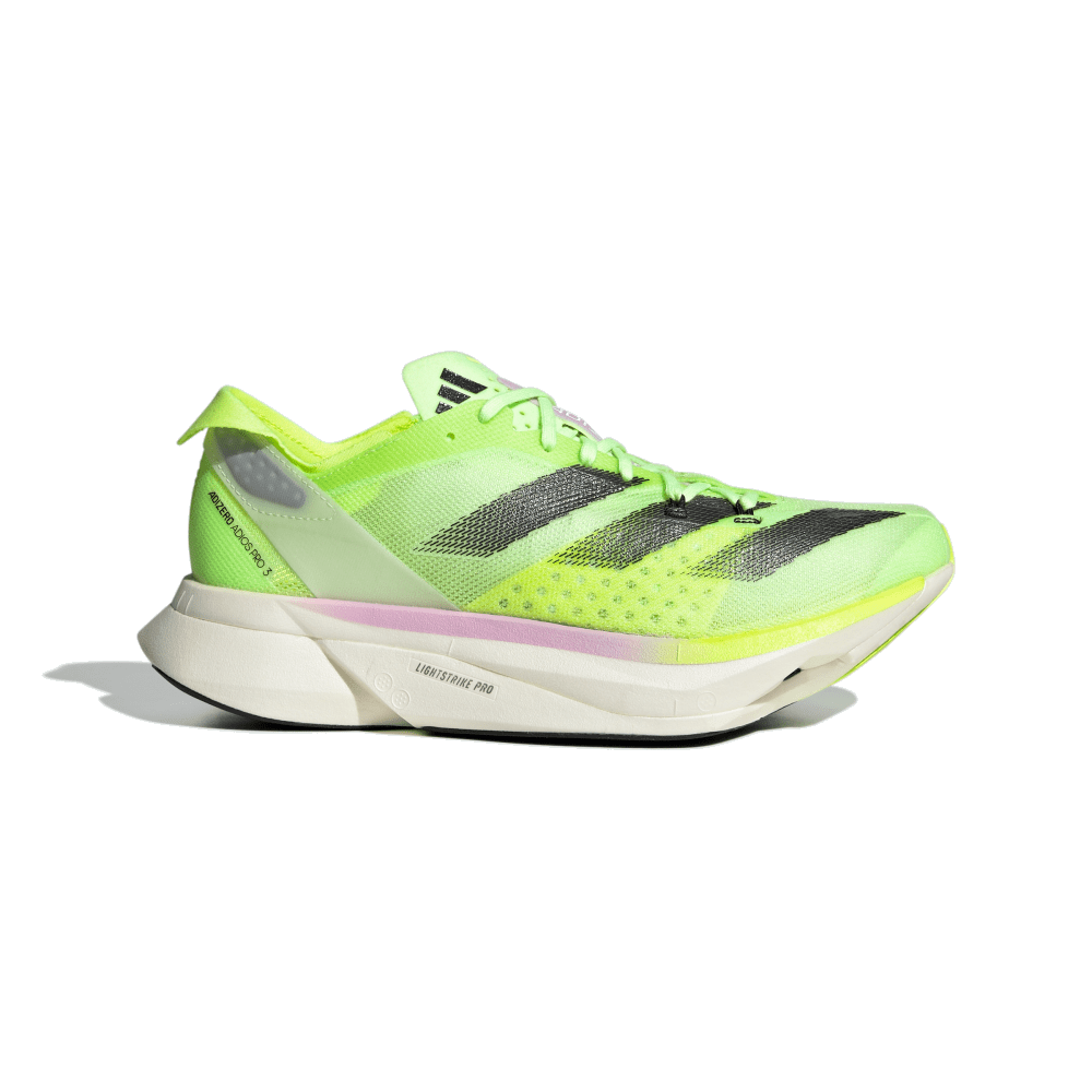 adidas Adizero Adios Pro 3 Aurora Black Zero Metalic Lucid Lemon (Women