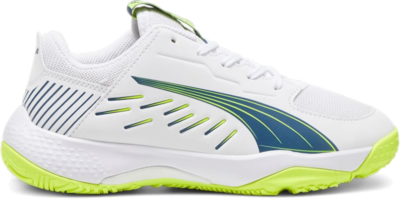 PUMA Accelerate Youth Indoor Sport , White/Ocean Tropic/Lime Squeeze 107675_01