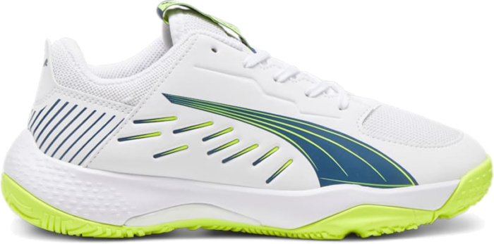 PUMA Accelerate Youth Indoor Sport , White/Ocean Tropic/Lime Squeeze 107675_01