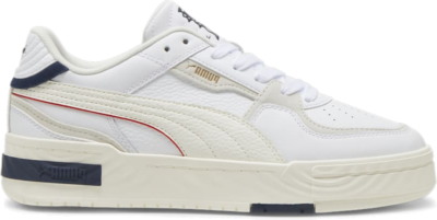 Women’s PUMA Ca Pro Ripple Earth Sneakers, White/Warm White/For All Time Red 395773_04