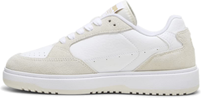 PUMA Doublecourt Soft VTG Women’s Sneakers, White/Warm White White,Warm White 396092_02
