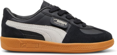PUMA Palermo Leather Sneakers Kids, Black/Feather Grey/Gum Black,Feather Gray,Gum 397276_03
