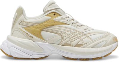 PUMA Velophasis Jelly Glitter Women’s Sneakers, Warm White/Gold 397297_02