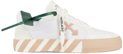 OFF-WHITE Vulc Low Canvas Suede White Pink (Women’s) OWIA272F22LEA0010130