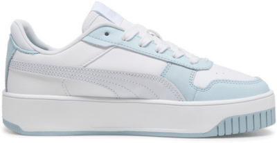 PUMA Carina Street Youth Sneakers, White/Silver Mist White,Silver Mist 393846_07