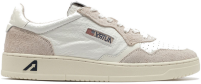 Autry Action Shoes MEDALIST LOW men Lowtop white|beige white|beige AULMHE05