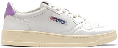 Wit Leren Lage Sneakers Autry ; White ; Dames White