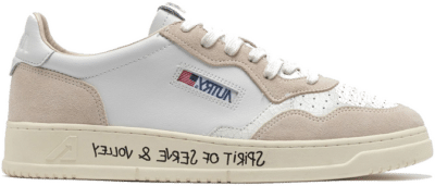 Witte Sneakers met Geborduurd Logo Autry ; Multicolor ; Heren Multicolor