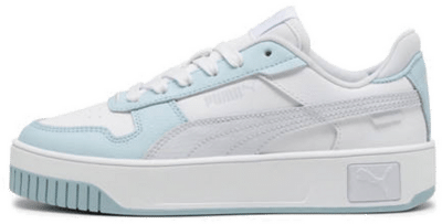 PUMA Carina Street Youth Sneakers, White/Silver Mist White,Silver Mist 393846_07
