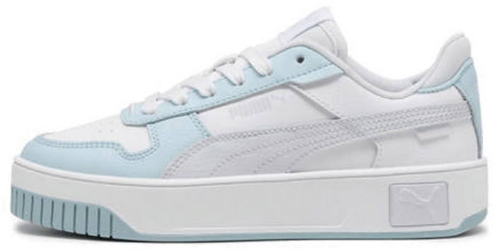 PUMA Carina Street Youth Sneakers, White/Silver Mist White,Silver Mist 393846_07