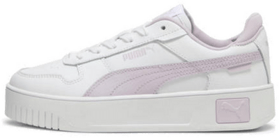 PUMA Carina Street Youth Sneakers, White/Grape Mist White,Grape Mist 393846_08