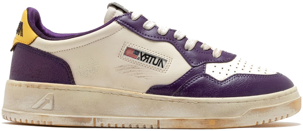 Vintage Low Medalist Sneakers Autry ; Purple ; Dames Purple