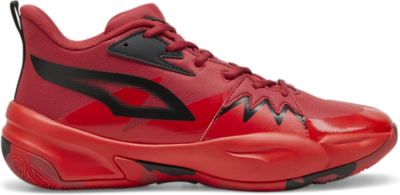 Women’s PUMA Genetics Basketball Shoe Sneakers, Club Red/For All Time Red 309691_04